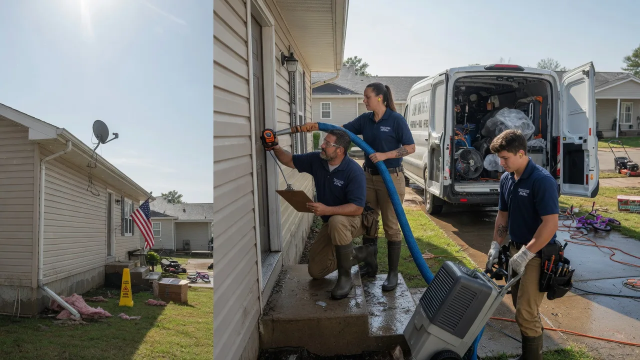 Ceiling Water Damage Restoration in Point Lookout, MO near me